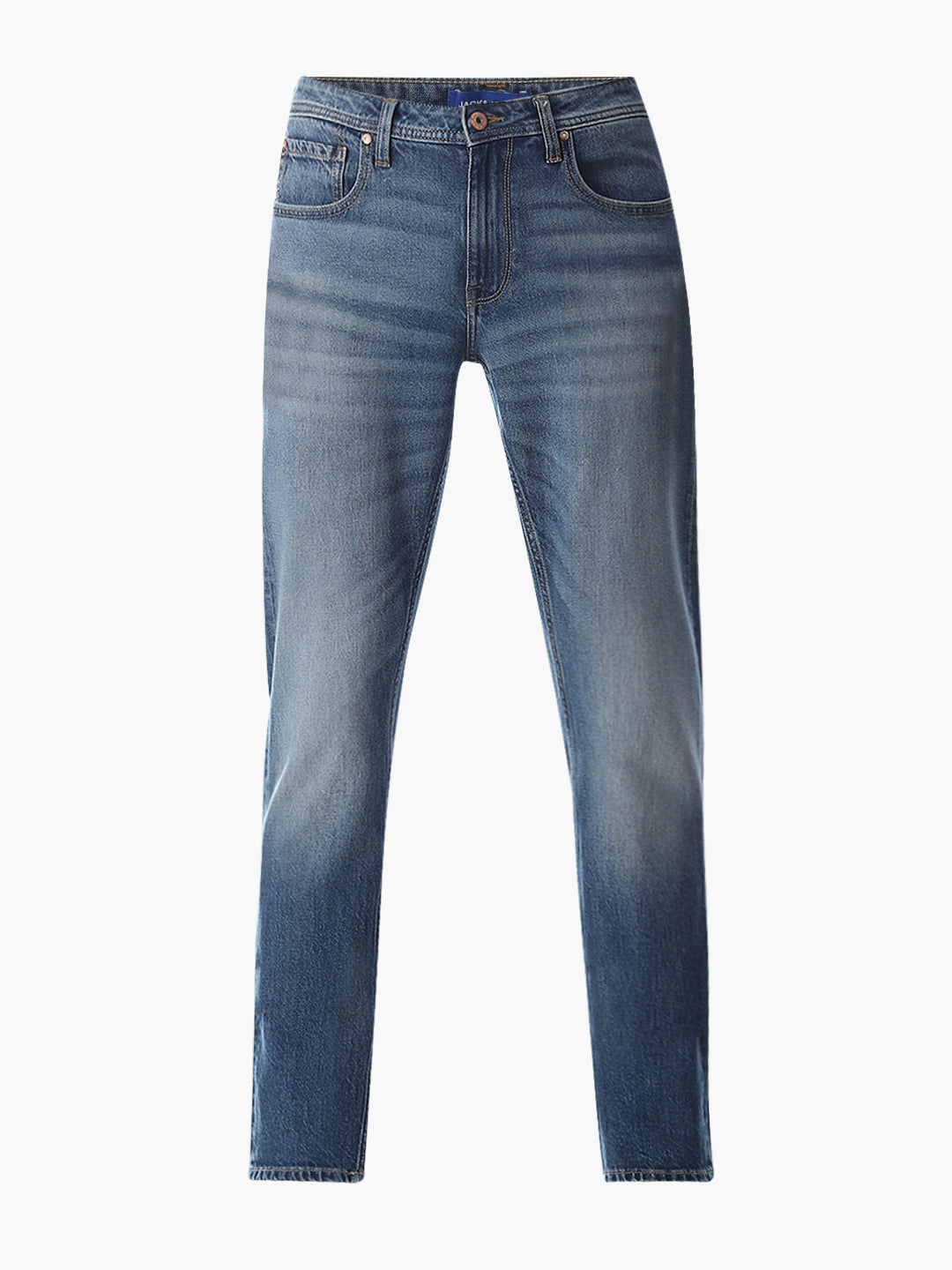Washed Glenn Slim Fit Jeans - Medium Blue
