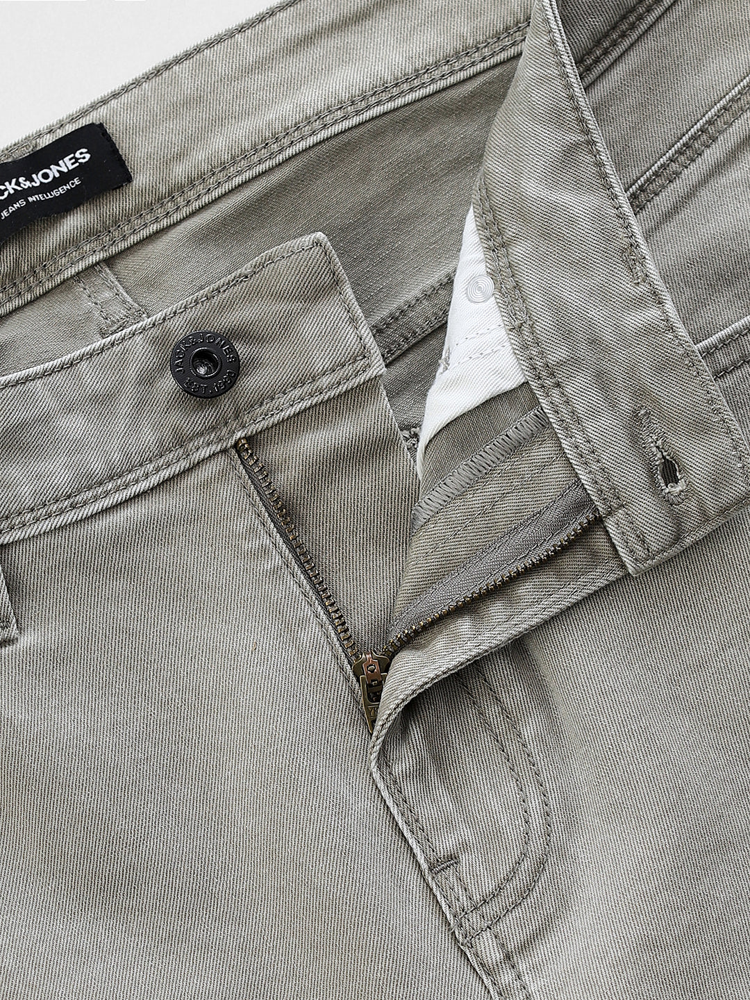 5 Pocket Grey Ben Skinny Jeans