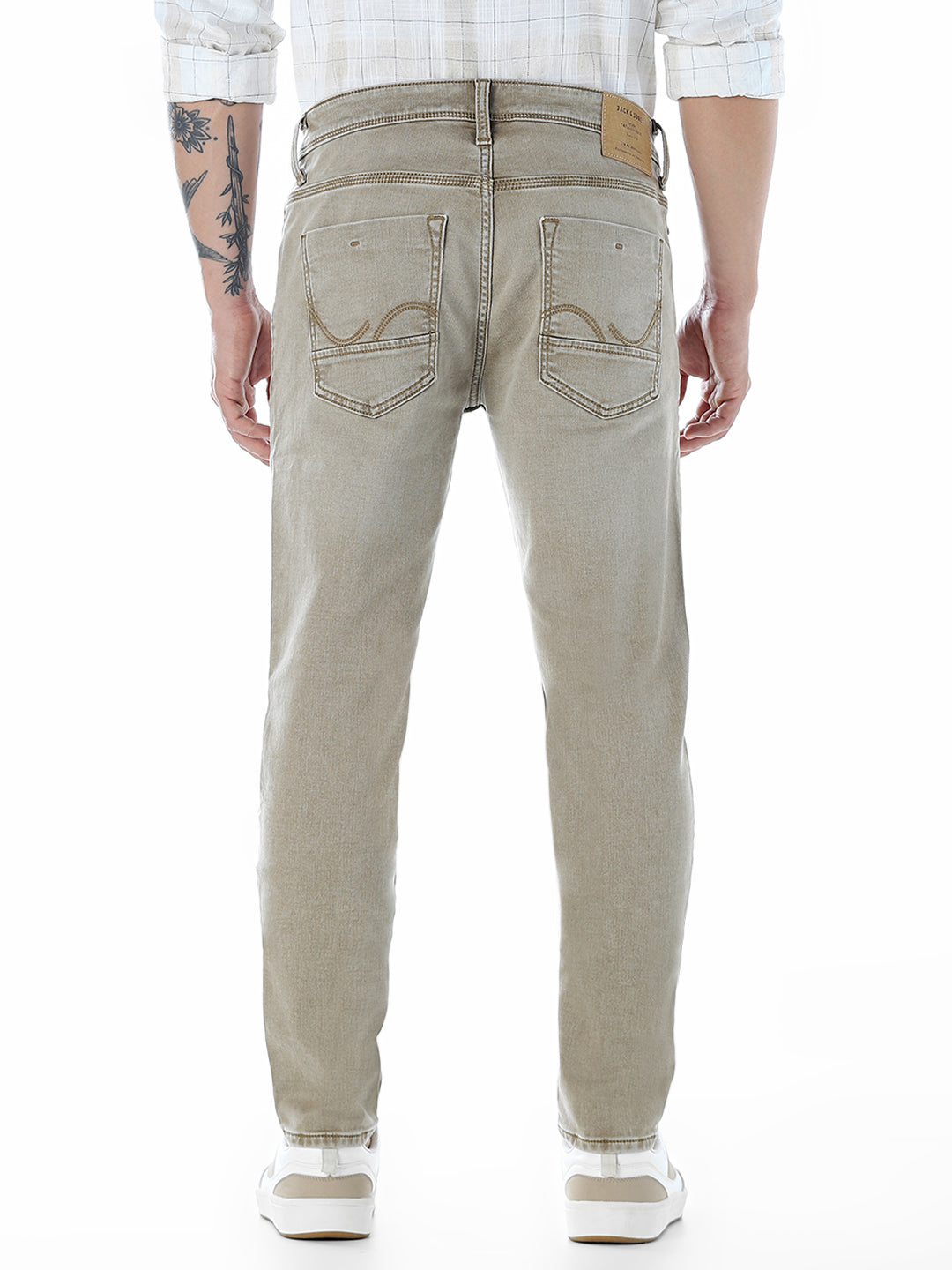 Khaki 5 Pocket Ben Skinny Jeans