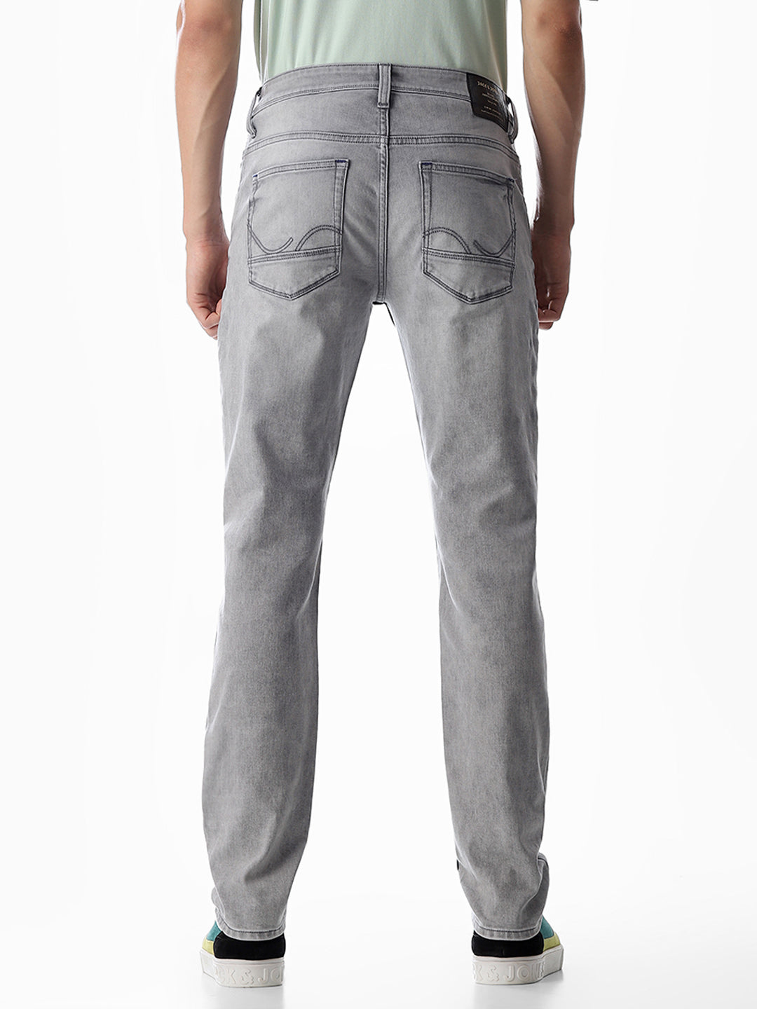 5 Pocket Ben Skinny Fit Jeans - Light Grey