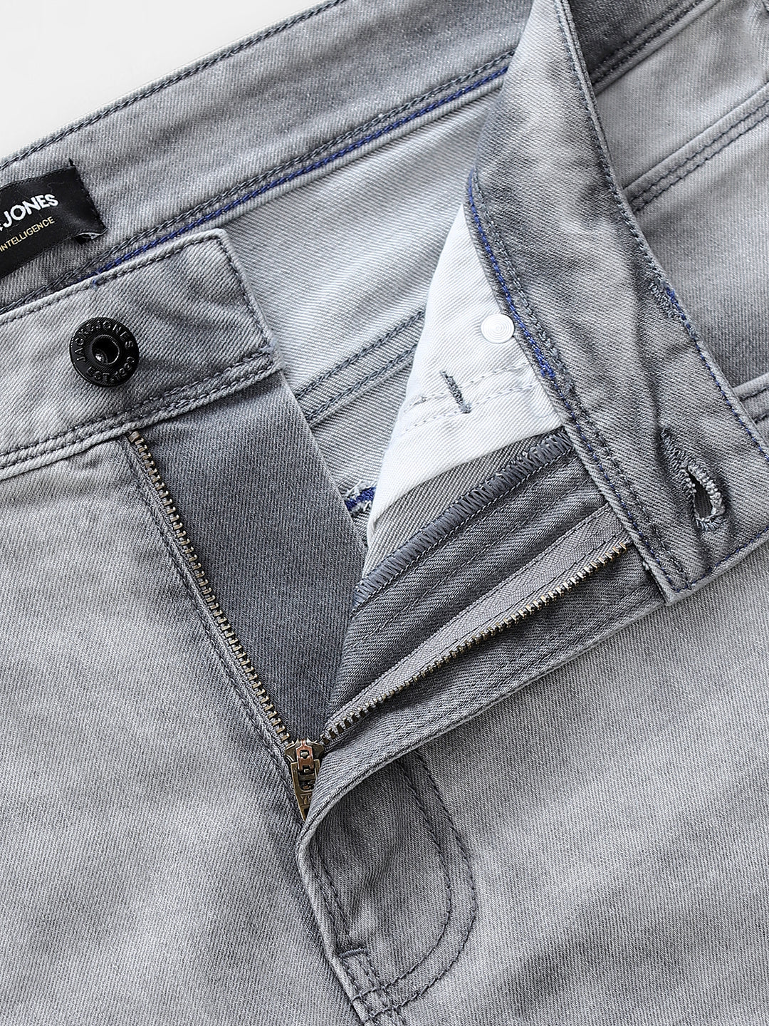 High Rise Cliff Bootcut Jeans - Light Grey