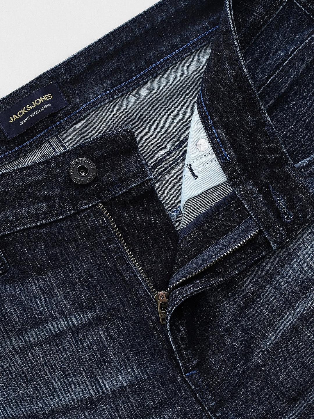 Dark Blue 5 Pocket Regular Fit Jeans