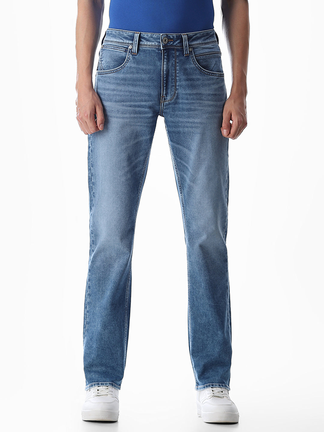 Clark Regular Fit Jeans - Medium Blue