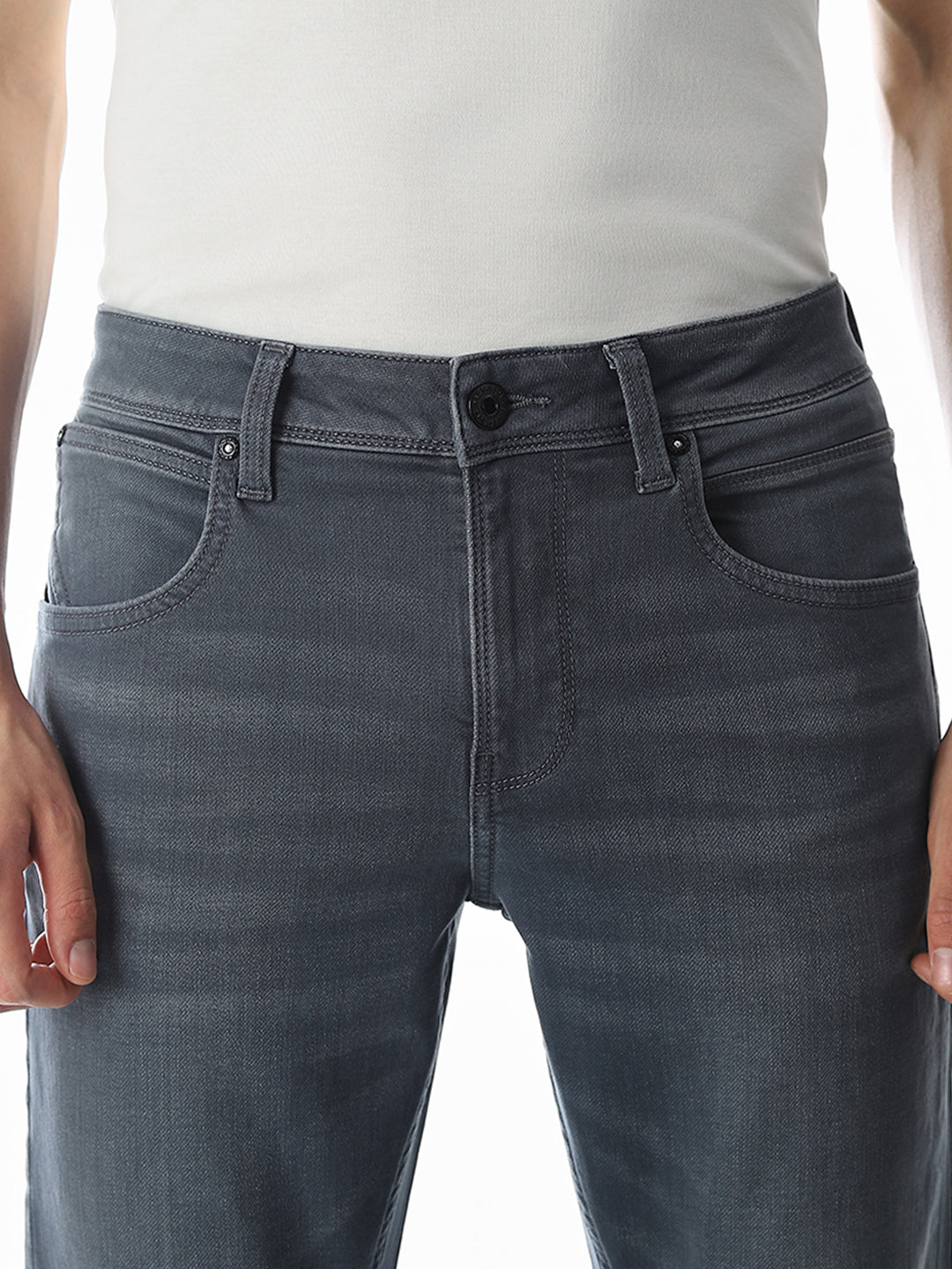 Glenn Slim Fit Jeans - Grey