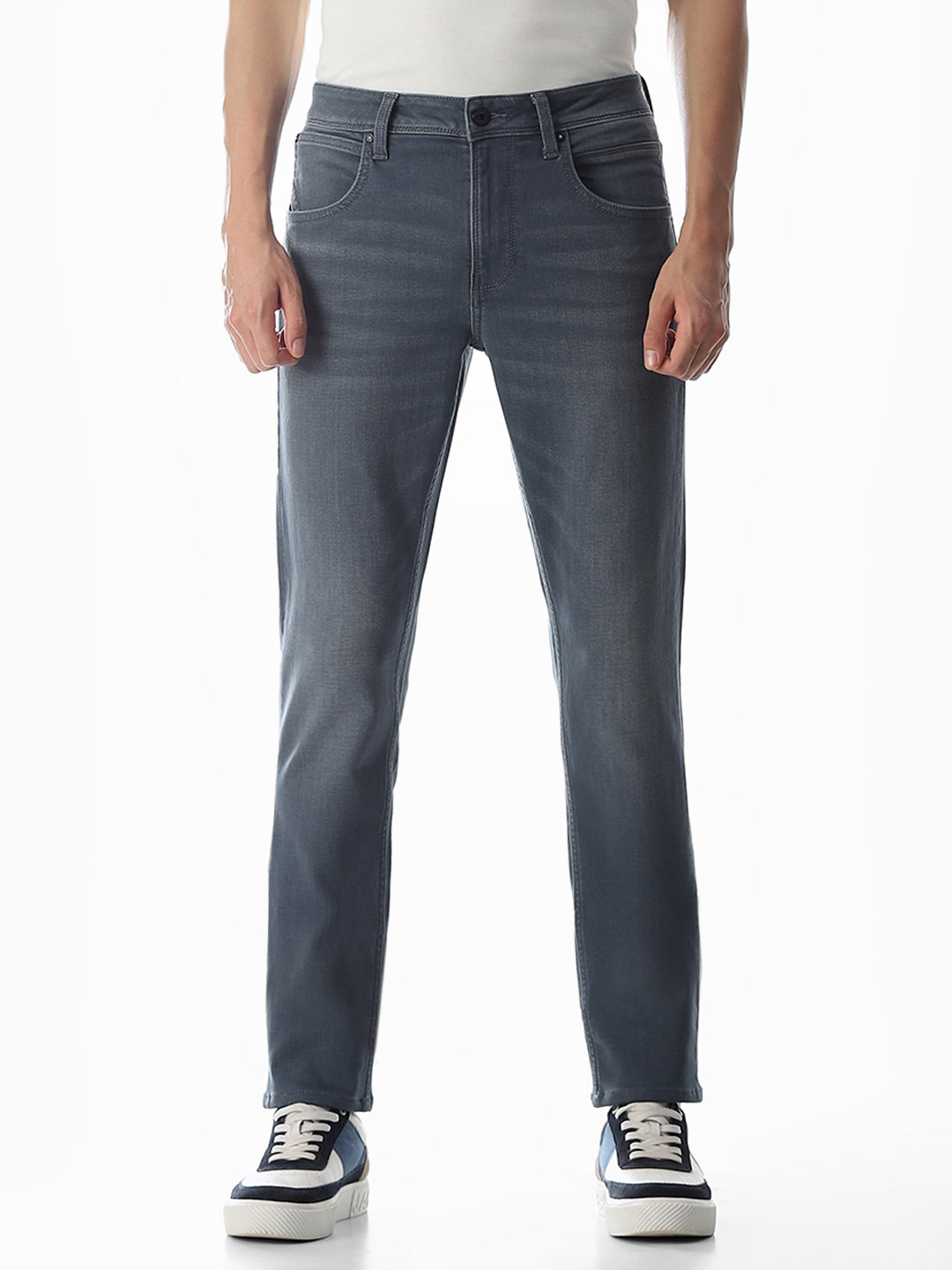 Glenn Slim Fit Jeans - Grey