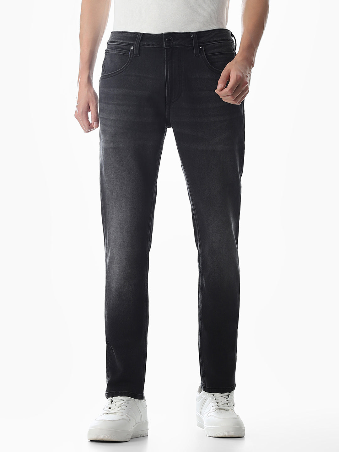 5 Pocket Ben Skinny Fit Jeans - Black