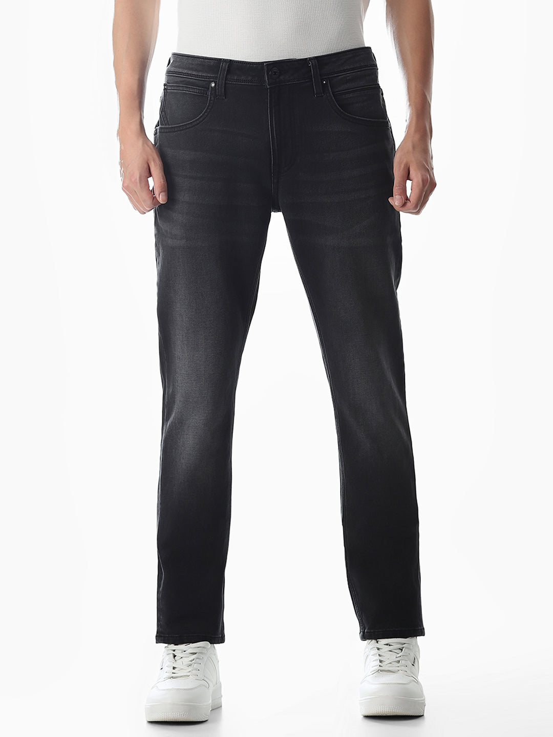 5 Pocket Ben Skinny Fit Jeans - Black