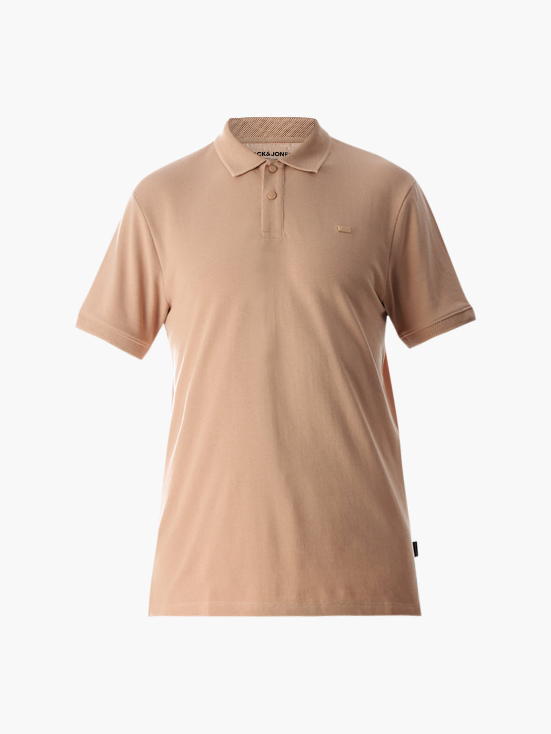 Button Placket Polo - Orange