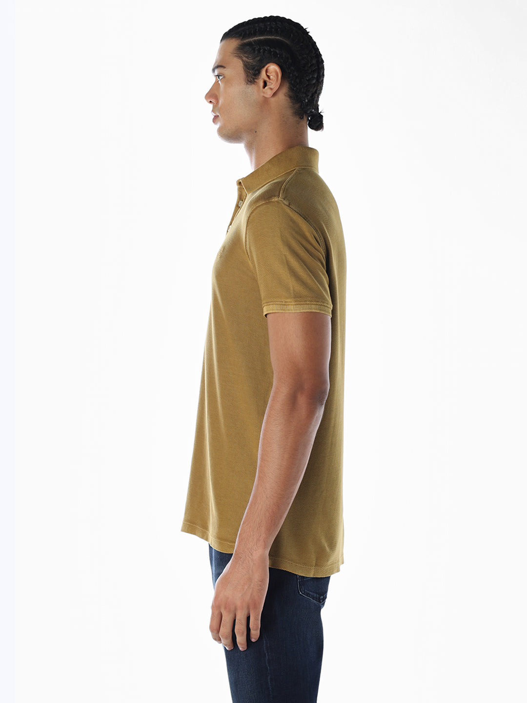 Acid Washed Brown Polo