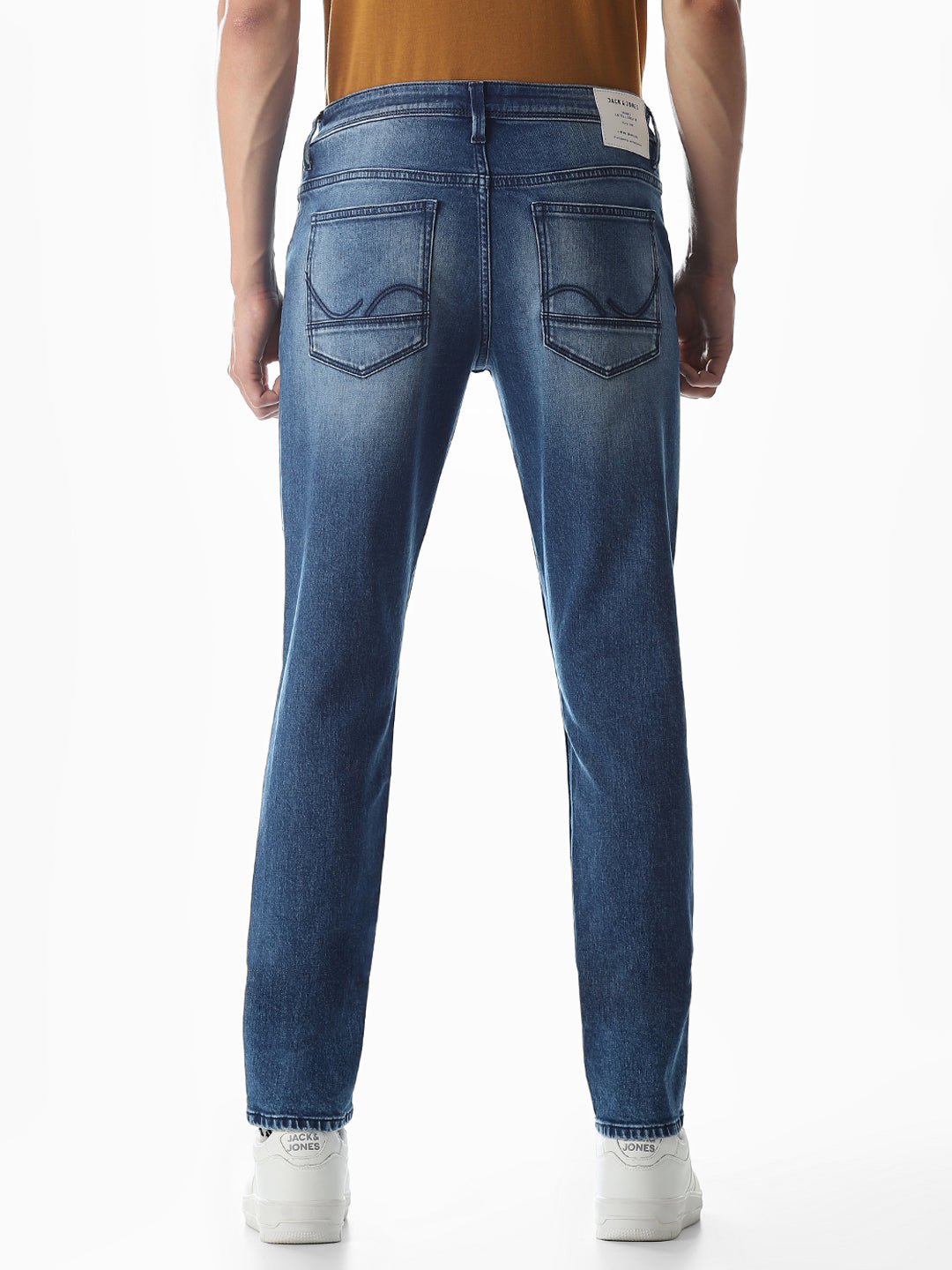 Distressed Glenn Slim Fit Jeans - Blue