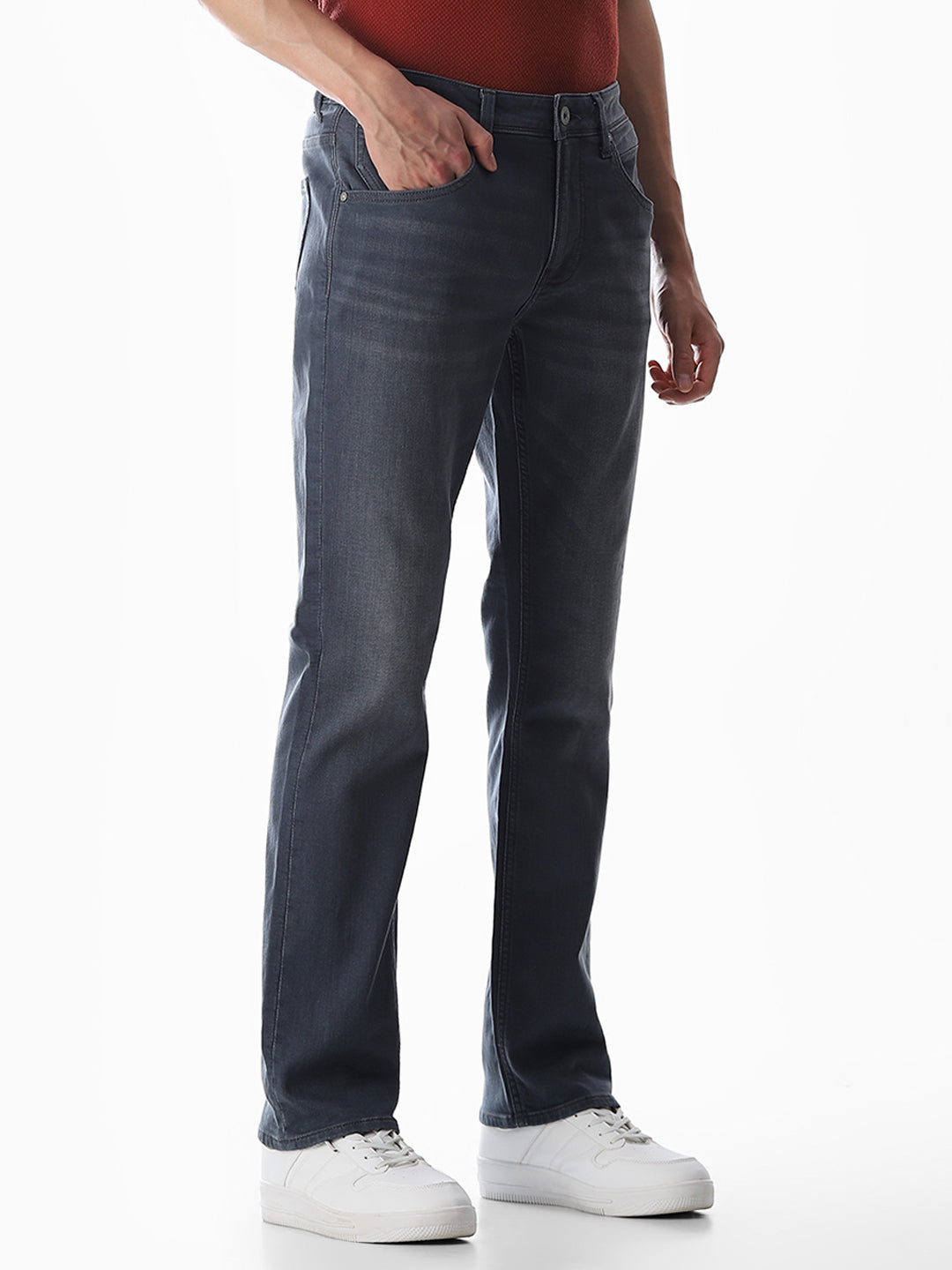 Clark Regular Fit Jeans - Dark Grey