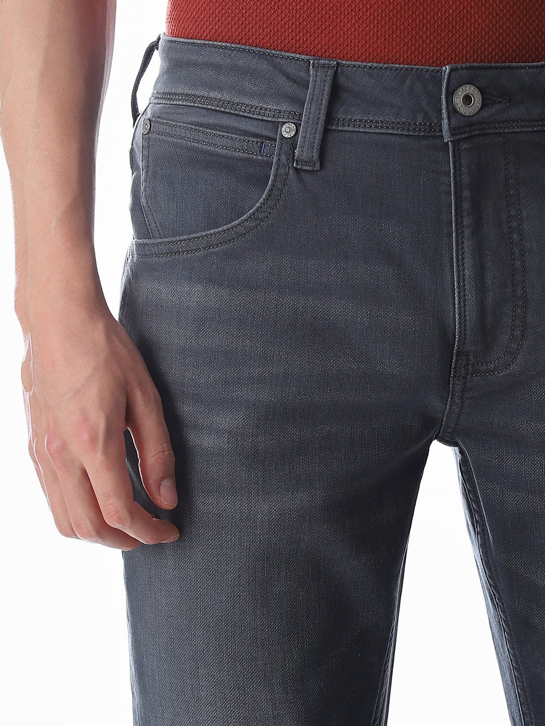 Clark Regular Fit Jeans - Dark Grey