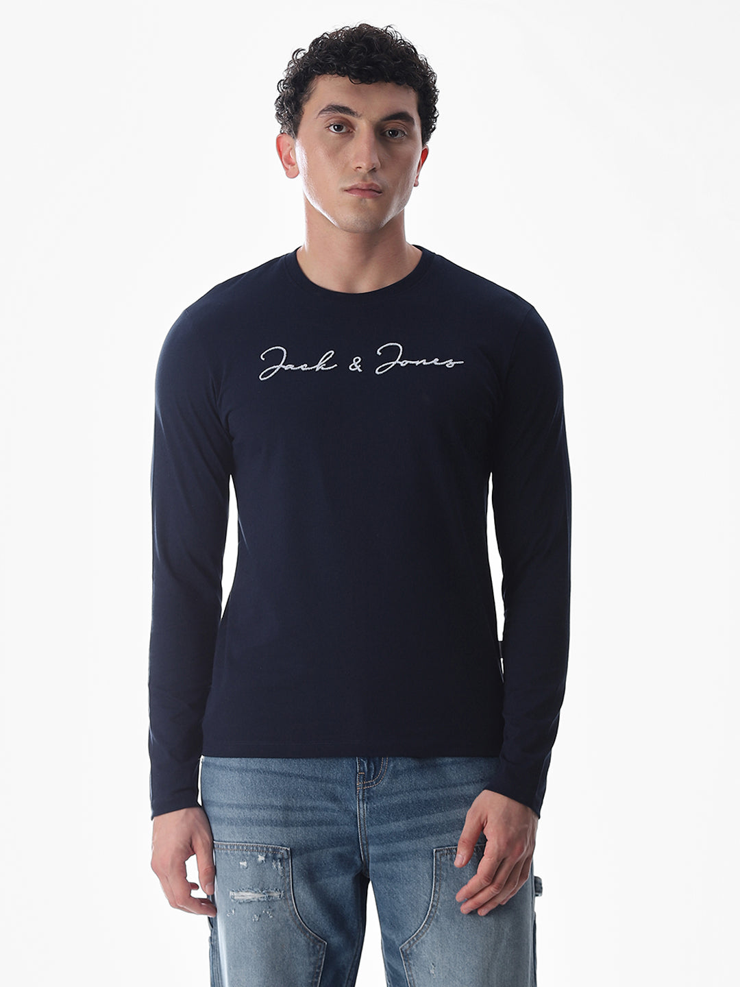 Logo Print Full Sleeves T-shirt