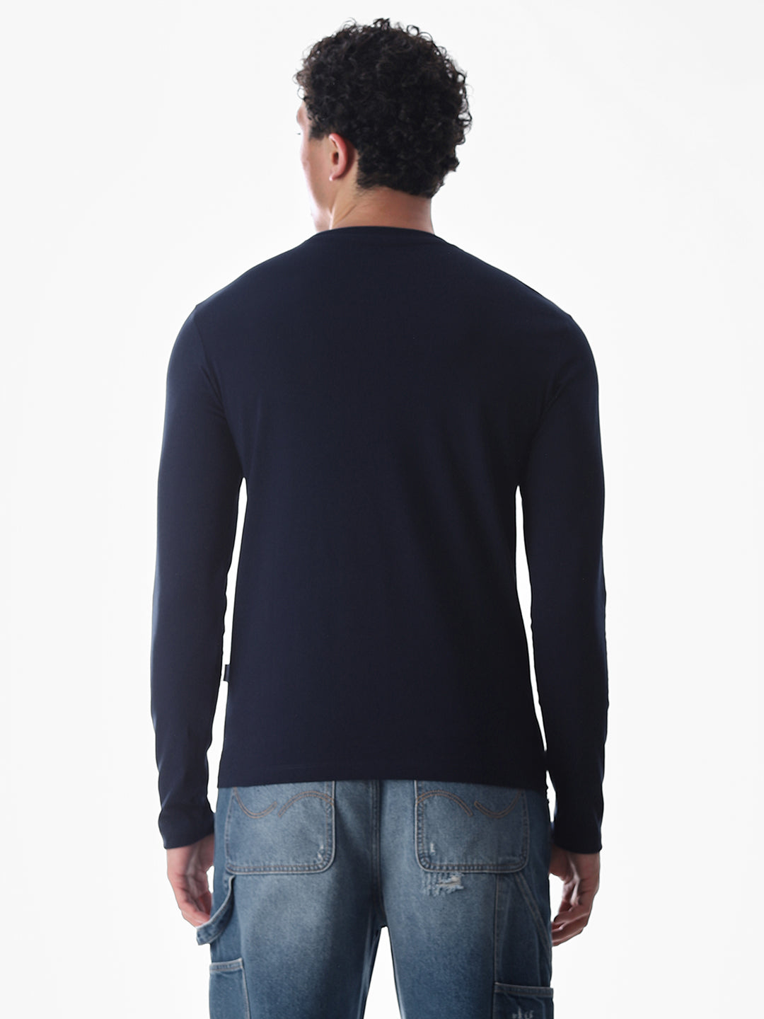 Logo Print Full Sleeves T-shirt