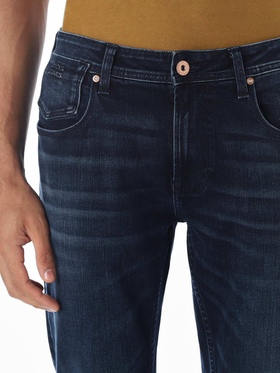 5 Pocket Dark Blue Skinny Jeans