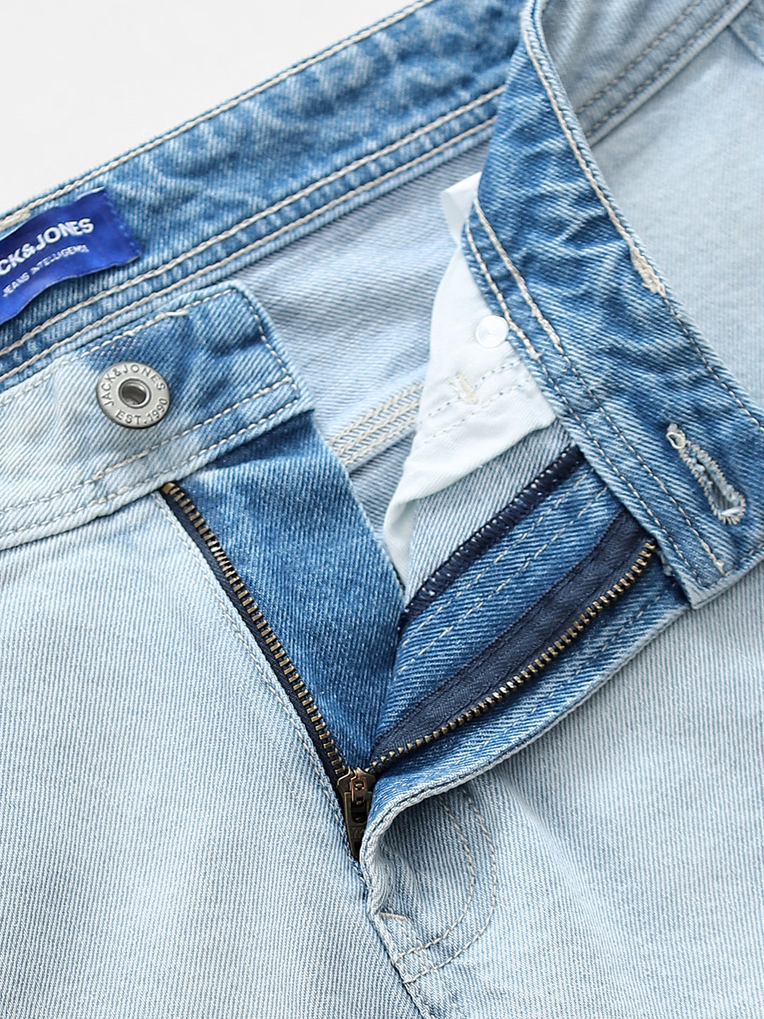 Mildly Distressed Clark Regular Fit Jeans