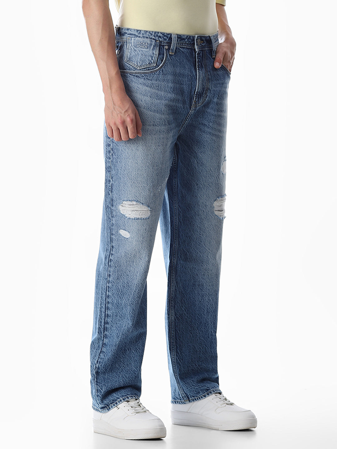 Distressed Dario Loose Fit Jeans