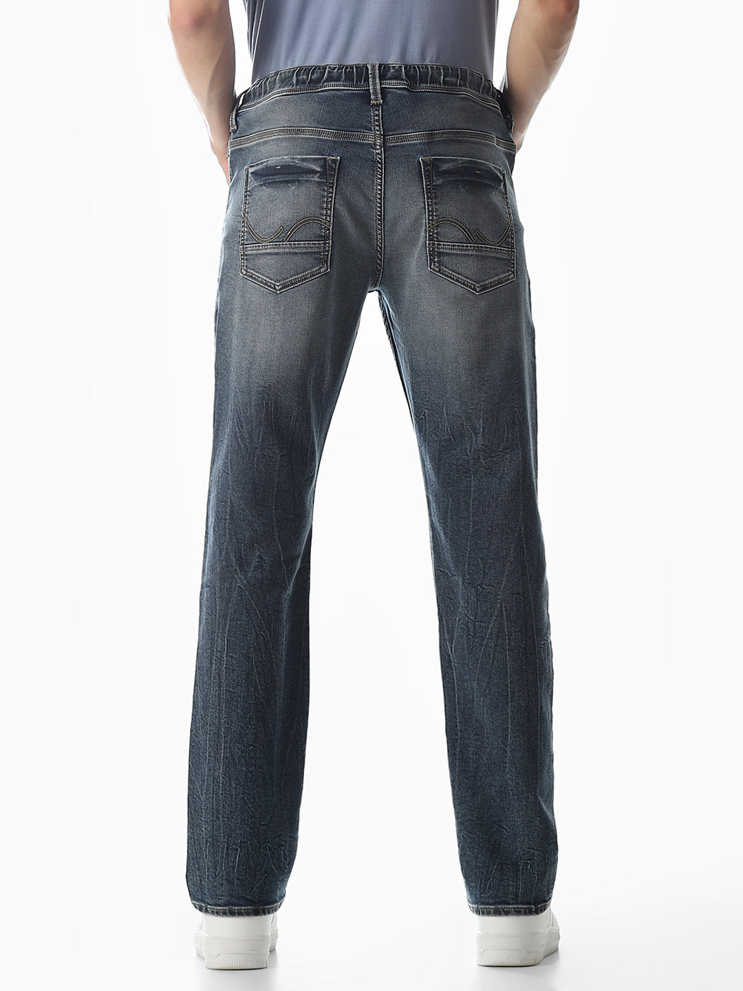 Mildly Washed Clark Regular Fit Jeans