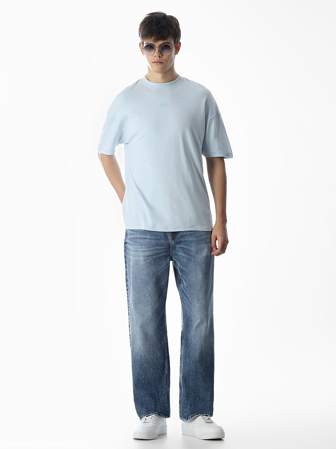 Blue 5 Pocket Dario Loose Fit Jeans