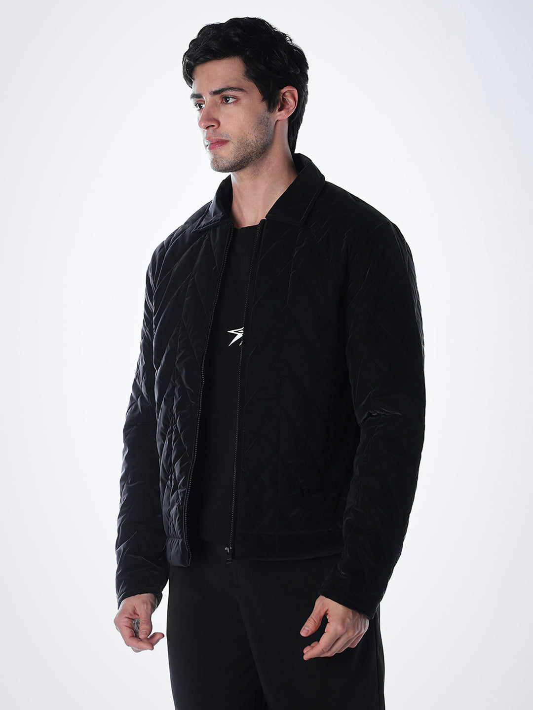 Black High Neck Jacket