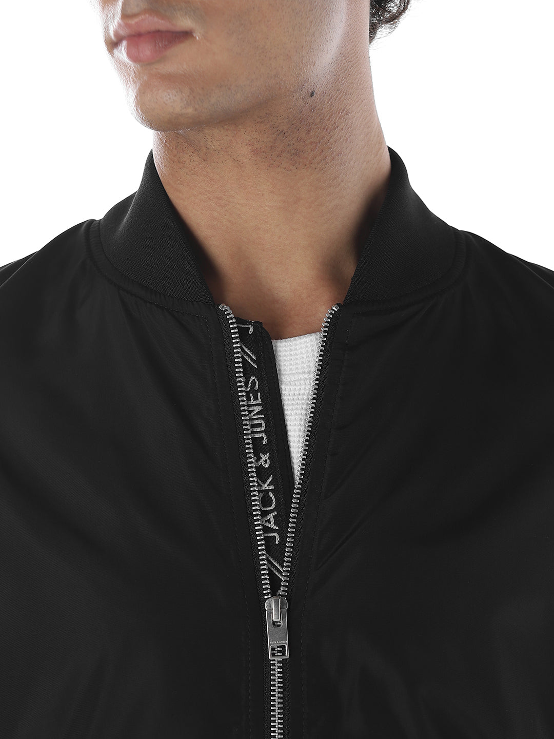 2 Pocket Zip-Up Bomber Jacket