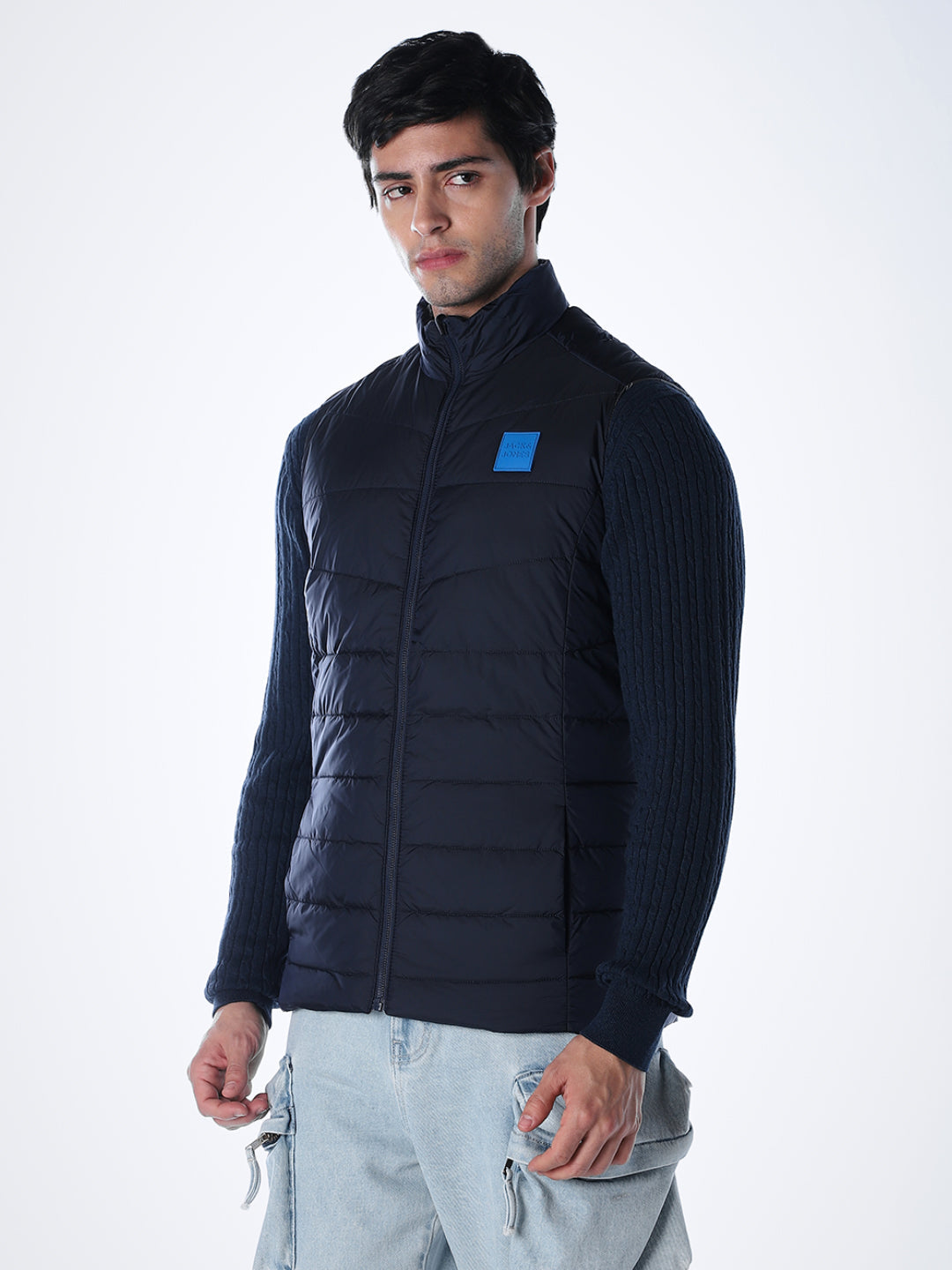 Blue Reversible Puffer Vest