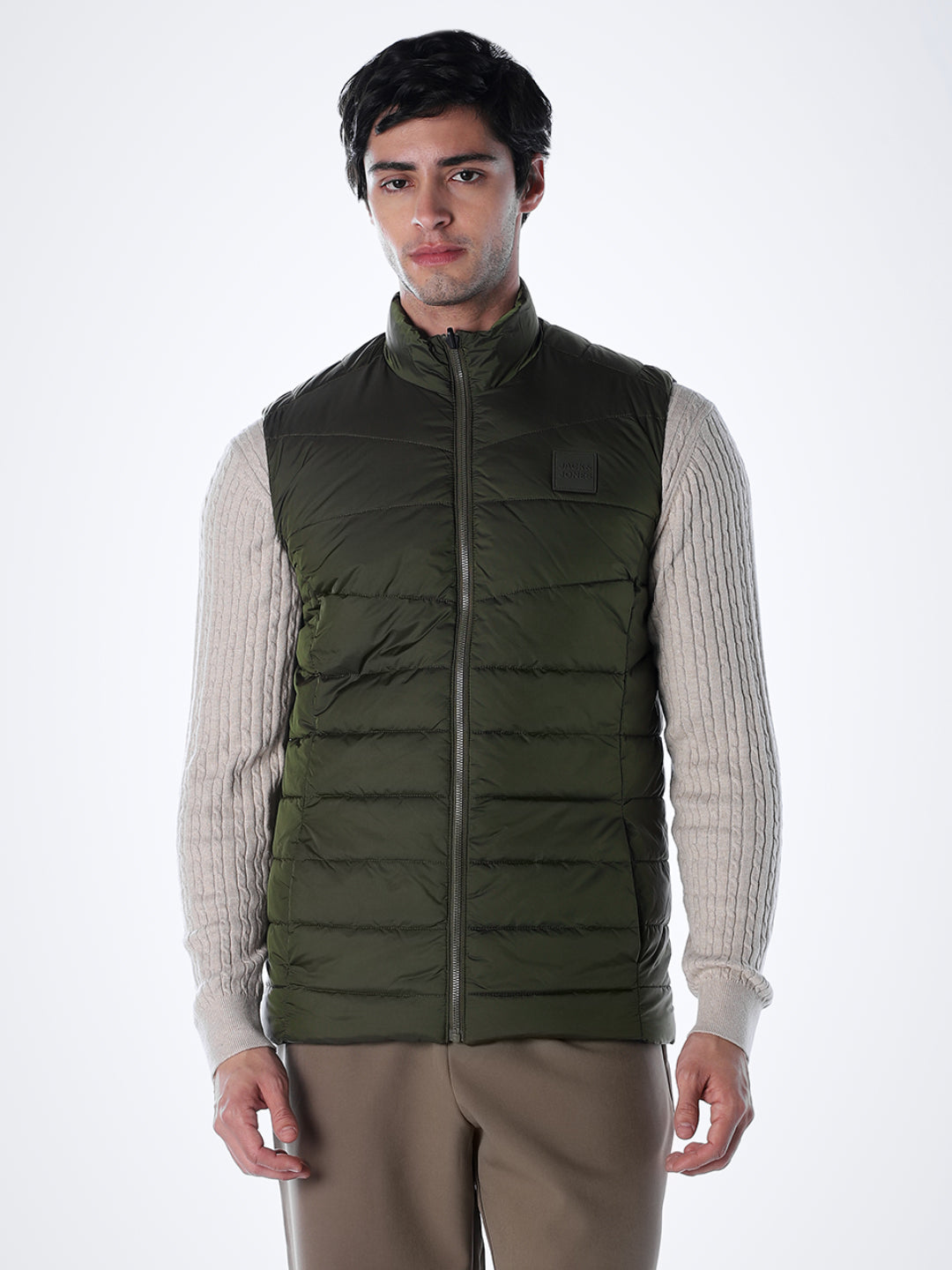 Green Reversible Puffer Vest