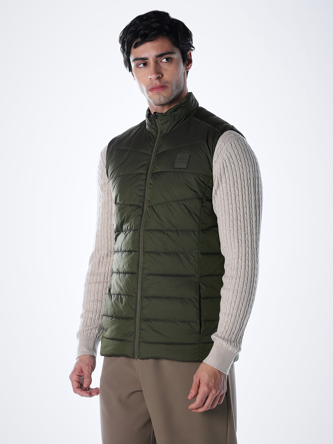 Green Reversible Puffer Vest