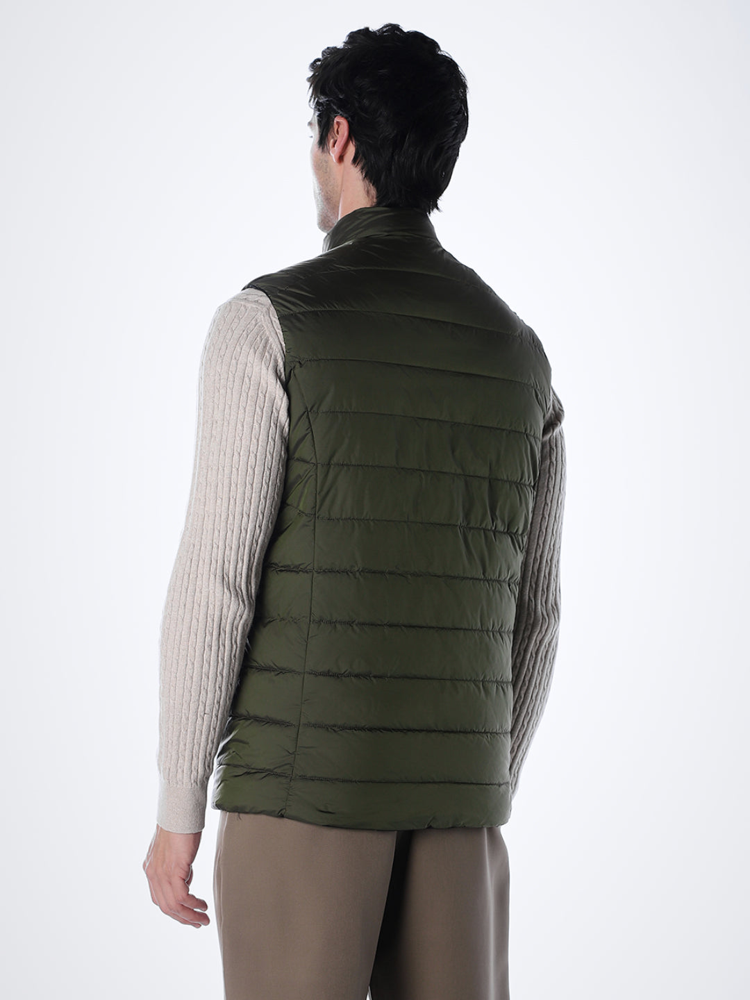 Green Reversible Puffer Vest