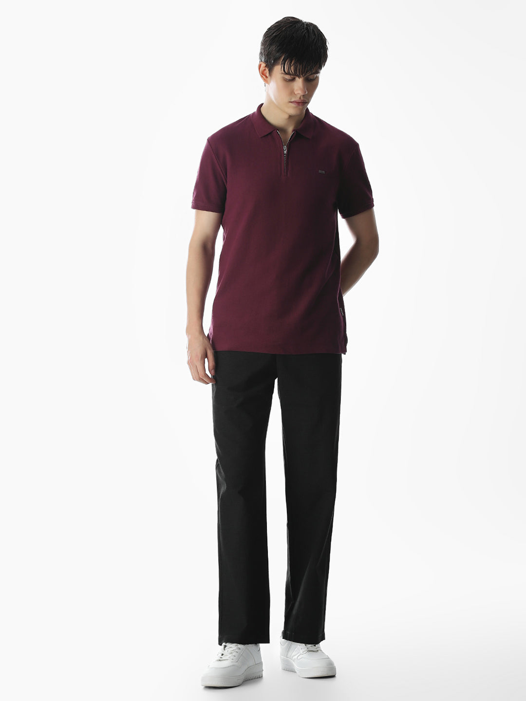 Regular Fit Black Pants