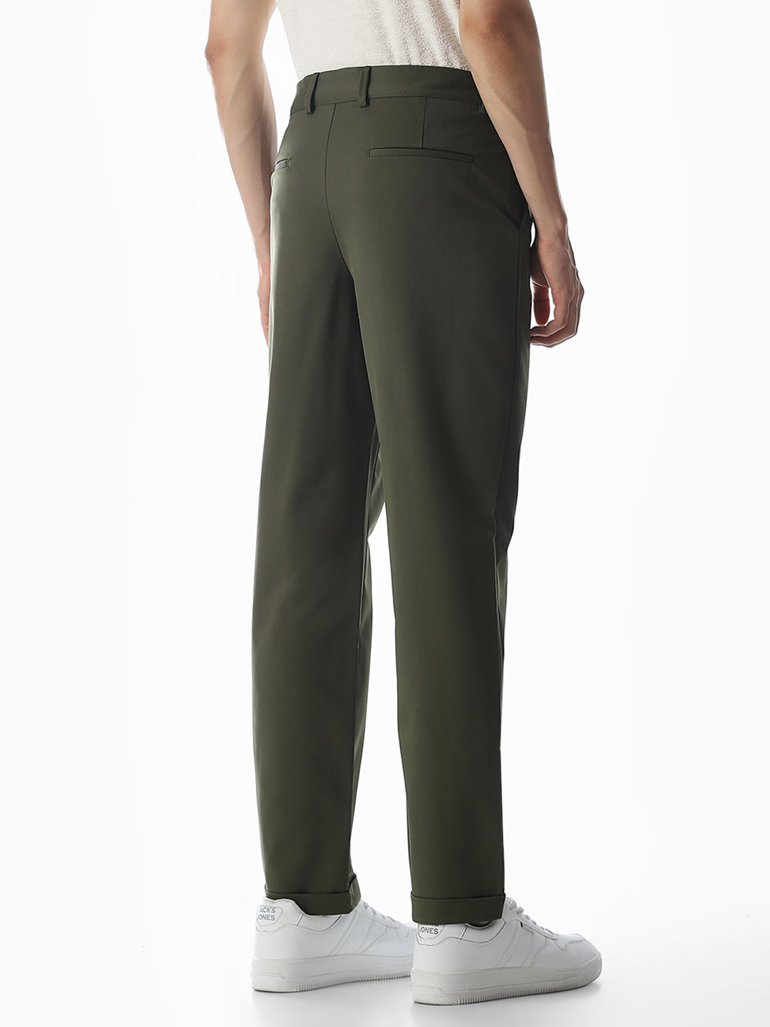 4 Pocket Non-Stretch Chino Pants - Olive