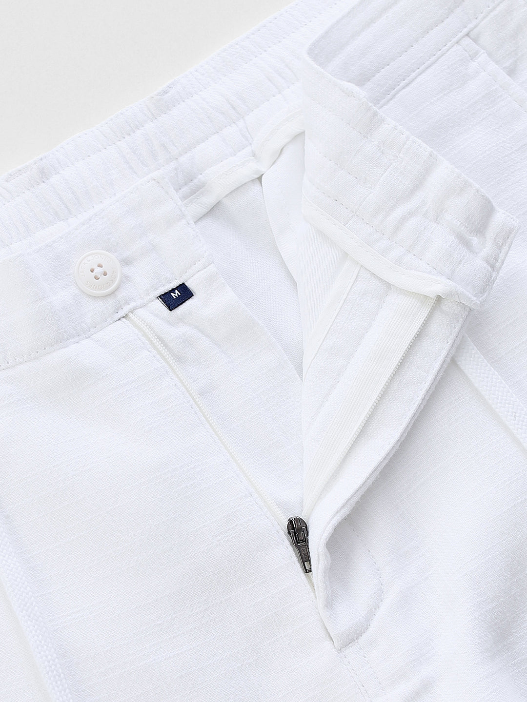 Cotton Regular Fit Chino Pants - White