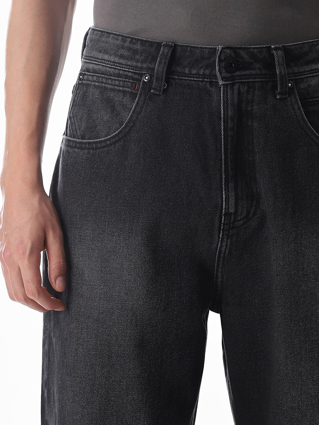 Dark Grey Dario Loose Fit Jeans