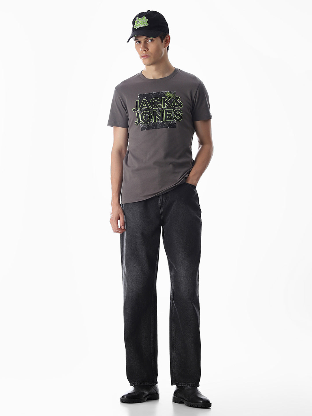 Dark Grey Dario Loose Fit Jeans