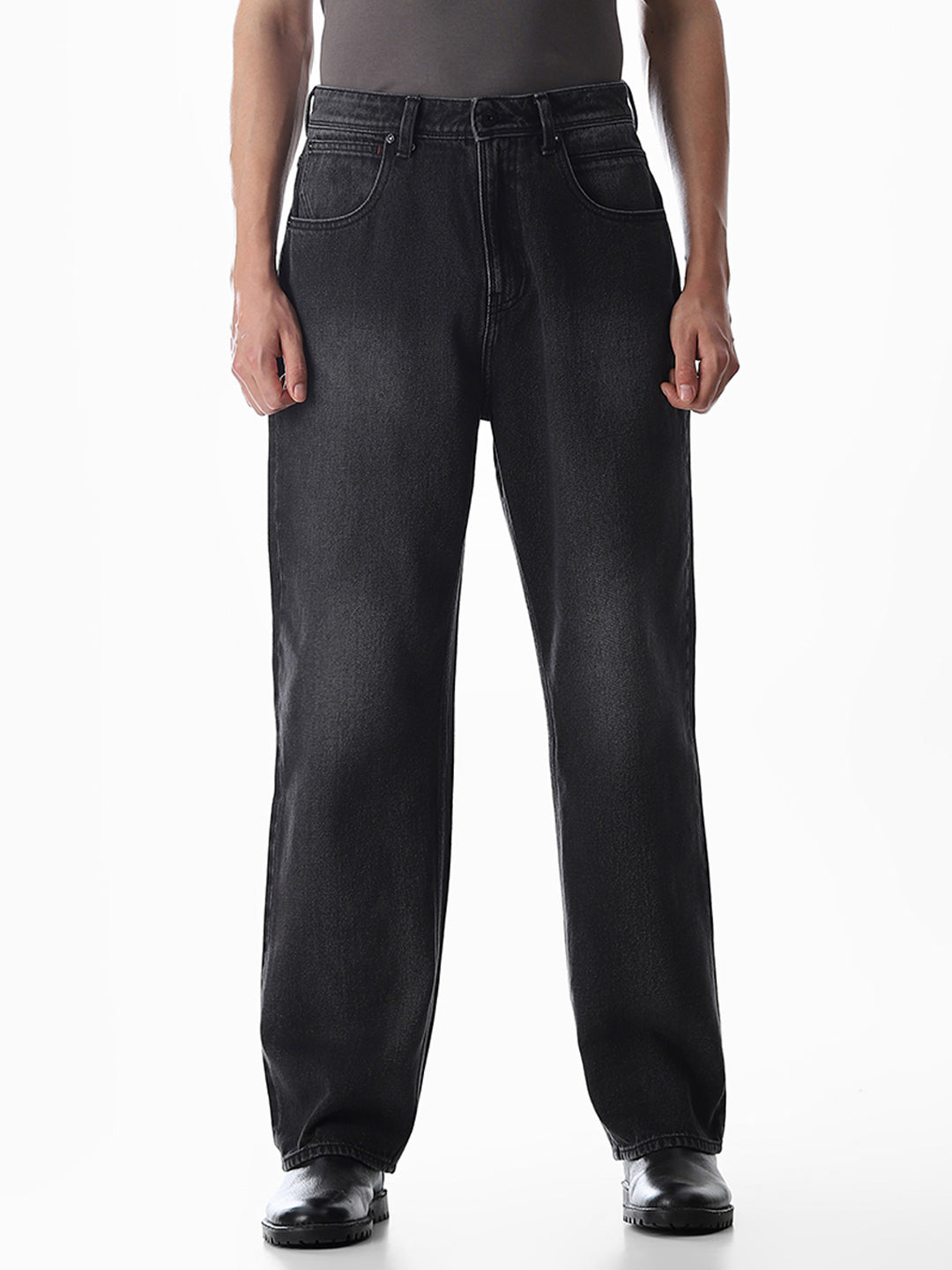 Dark Grey Dario Loose Fit Jeans