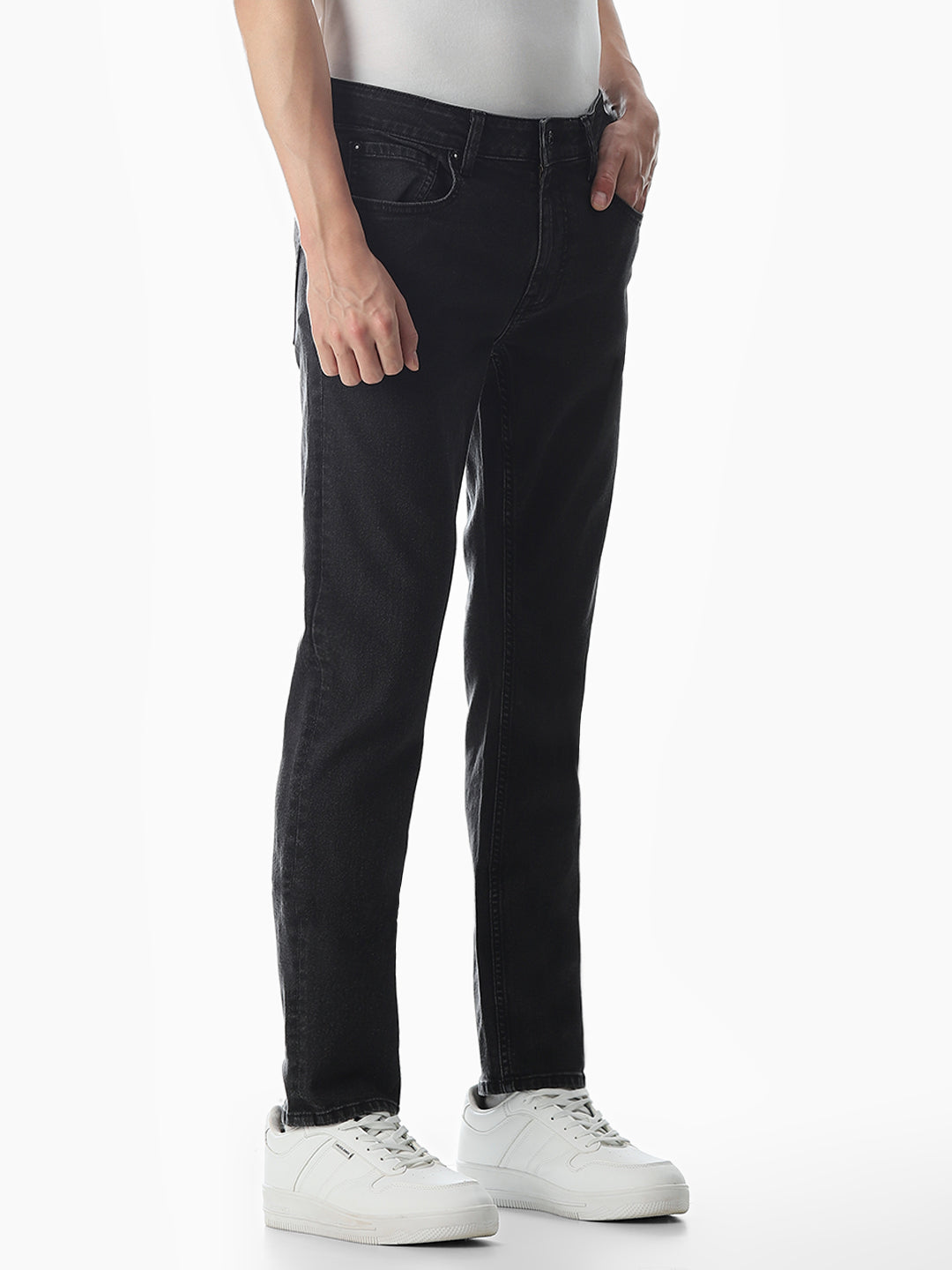 5 Pocket Ben Skinny Fit Jeans - Black