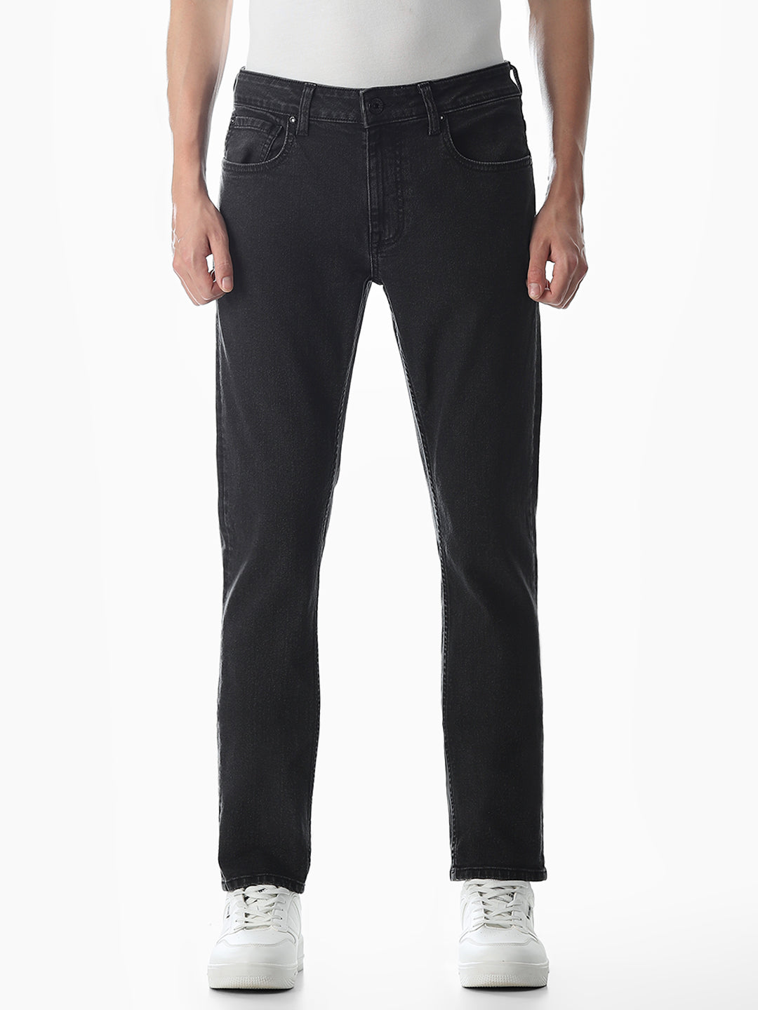 5 Pocket Ben Skinny Fit Jeans - Black