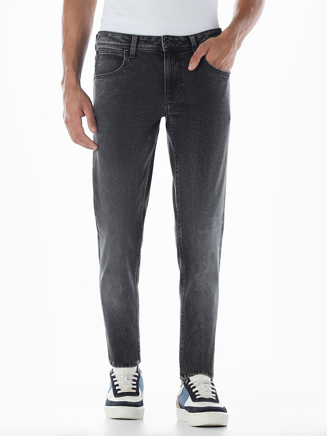 Dark Grey Glenn Slim Fit Jeans