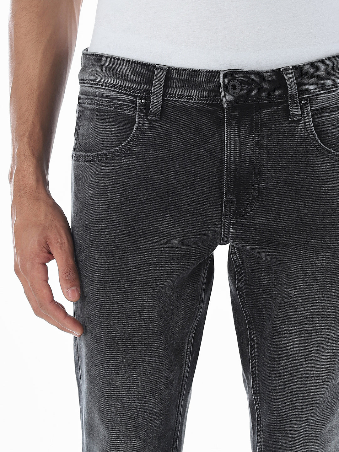Dark Grey Glenn Slim Fit Jeans