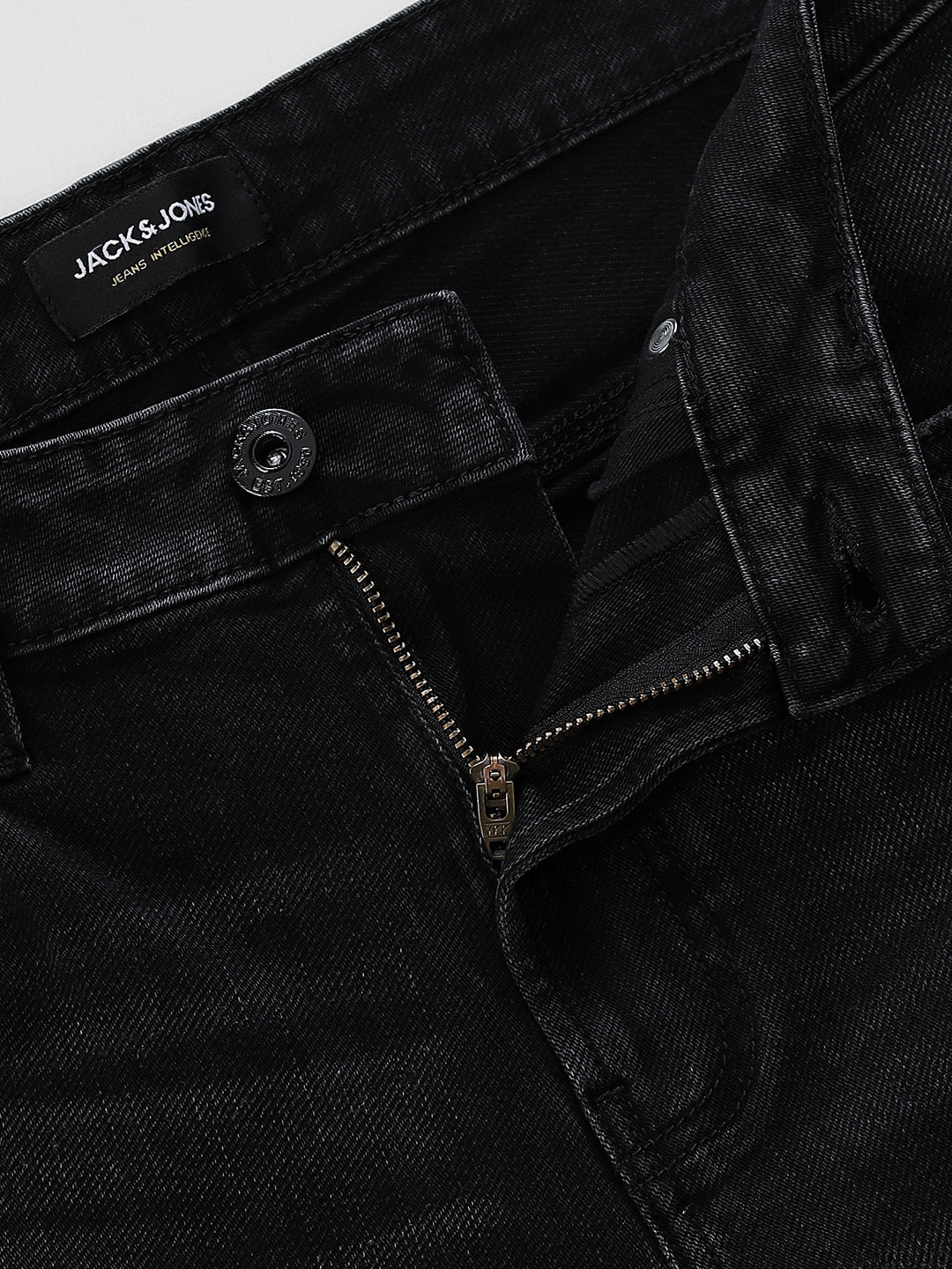 Distressed Clark Regular Fit Jeans - Black