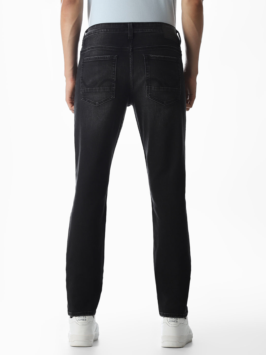Distressed Glenn Slim Fit Jeans - Black