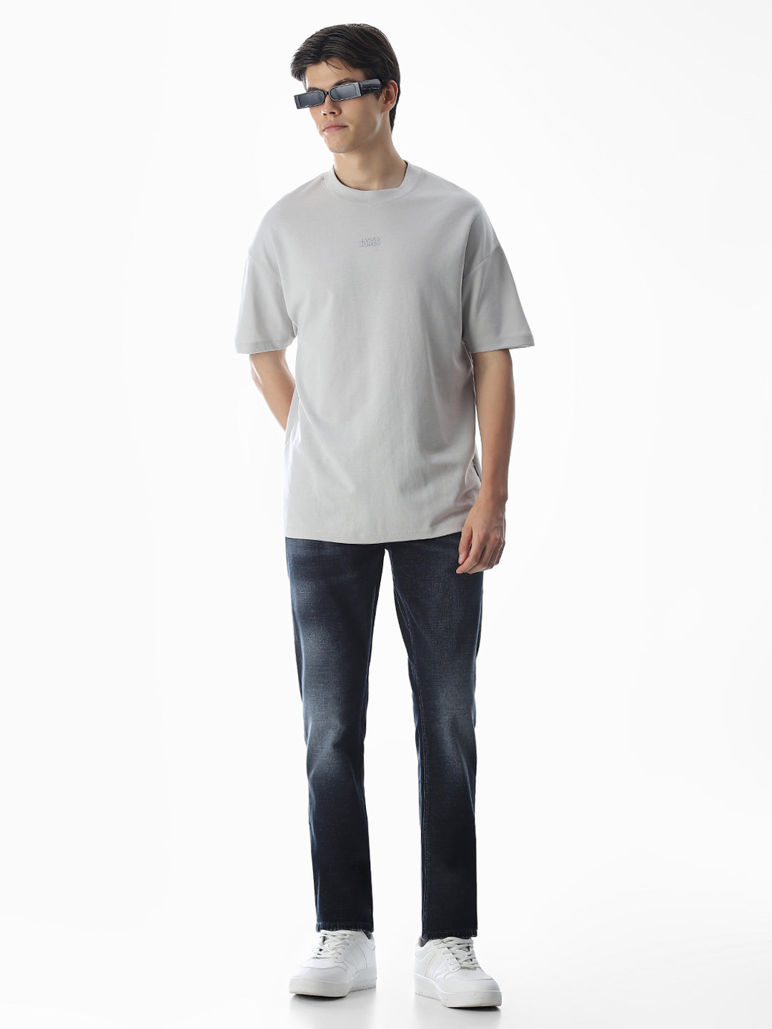 5 Pocket Ben Skinny Fit Jeans - Dark Blue