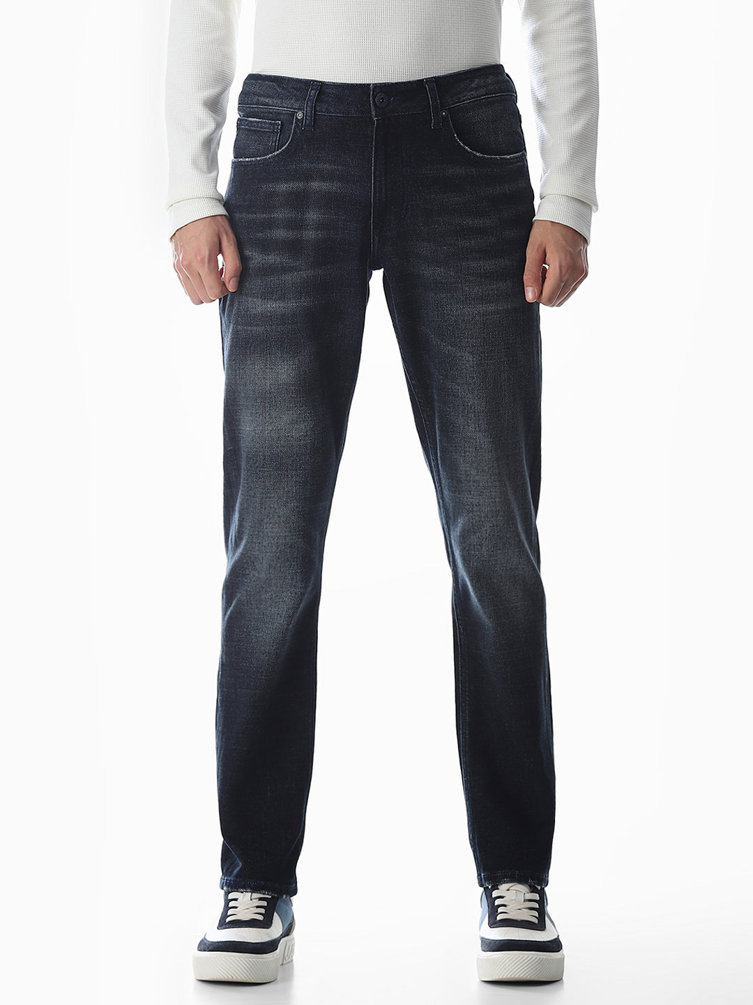 Washed Glenn Slim Fit Jeans