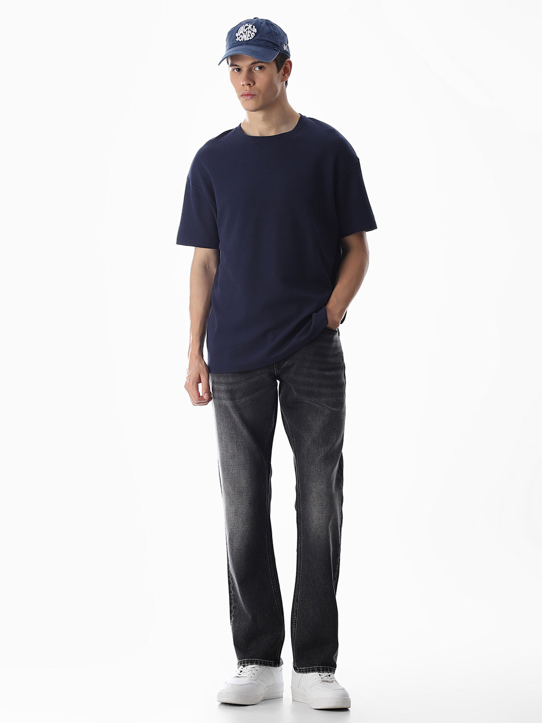 Dark Grey Clark Regular Fit Jeans