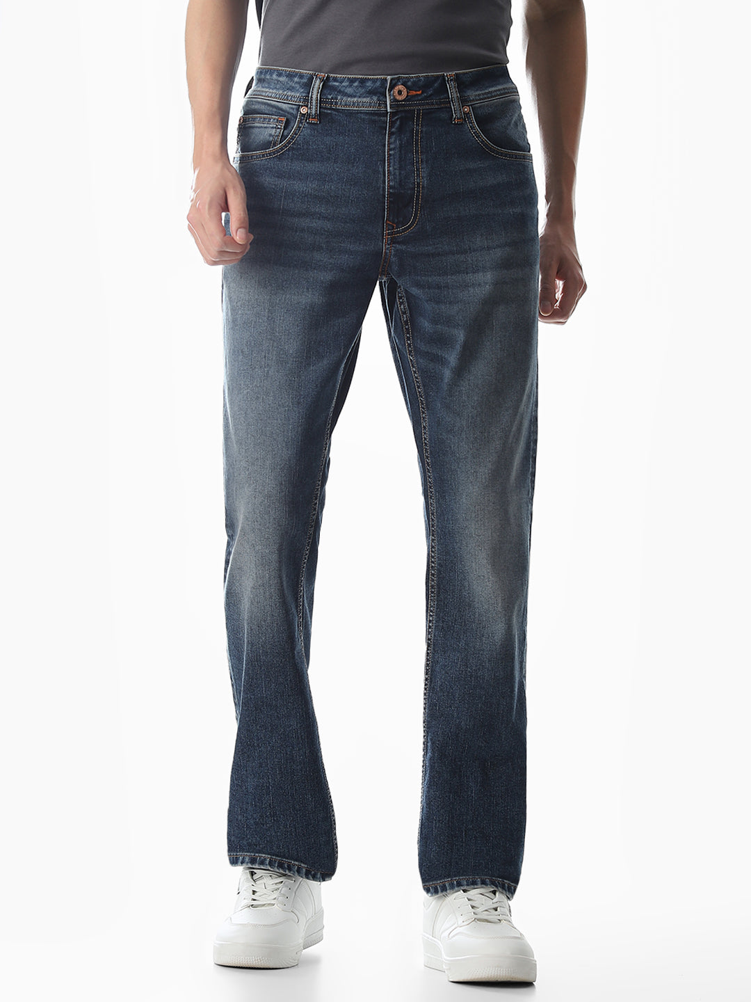 Washed Clark Regular Fit Jeans - Medium