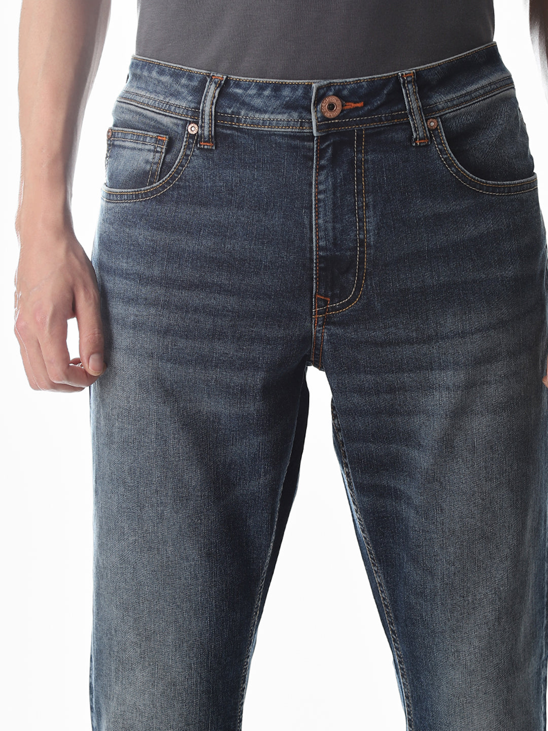 Washed Clark Regular Fit Jeans - Medium