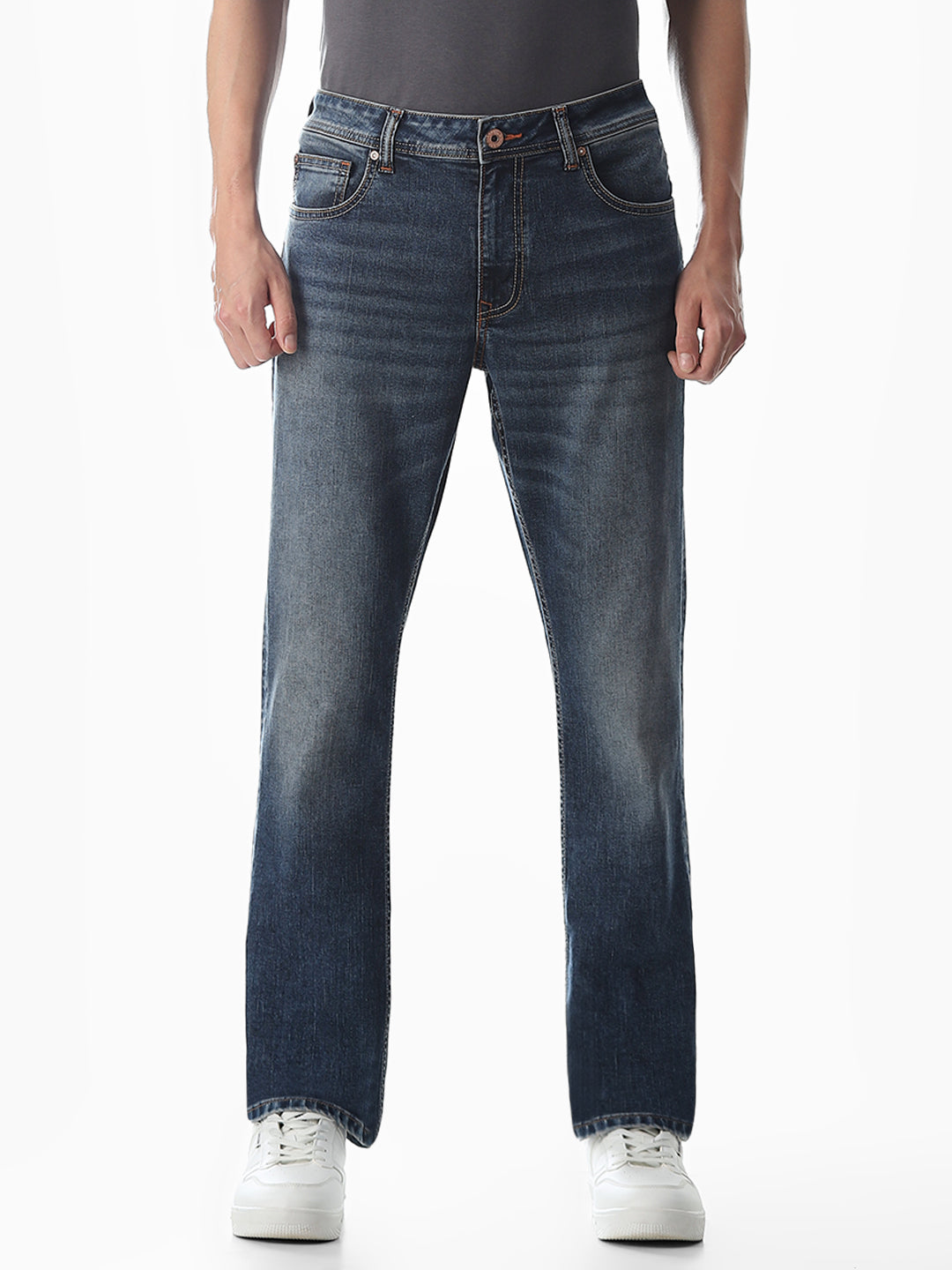 Washed Clark Regular Fit Jeans - Medium