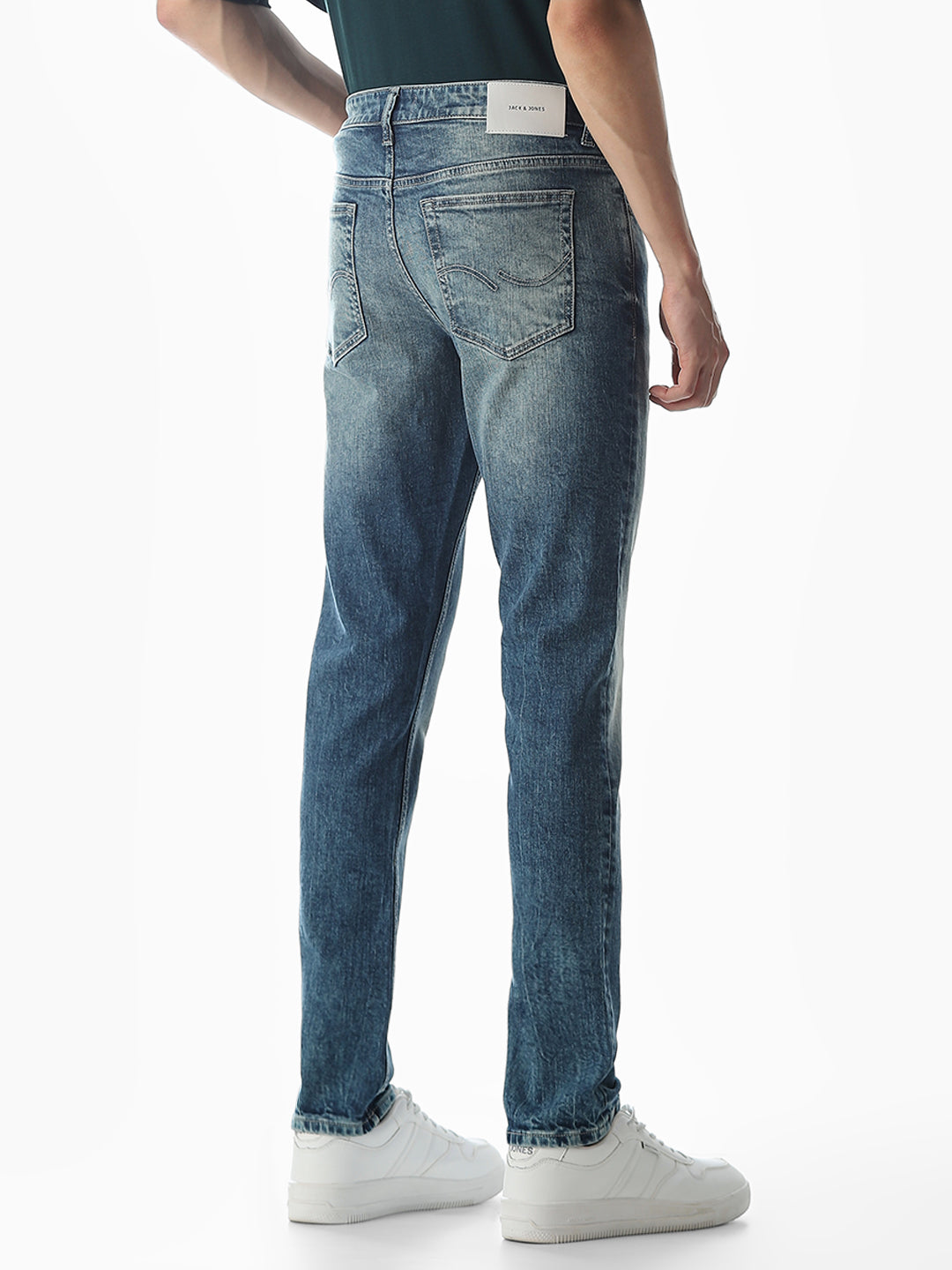 Washed Glenn Slim Fit Jeans - Light Blue