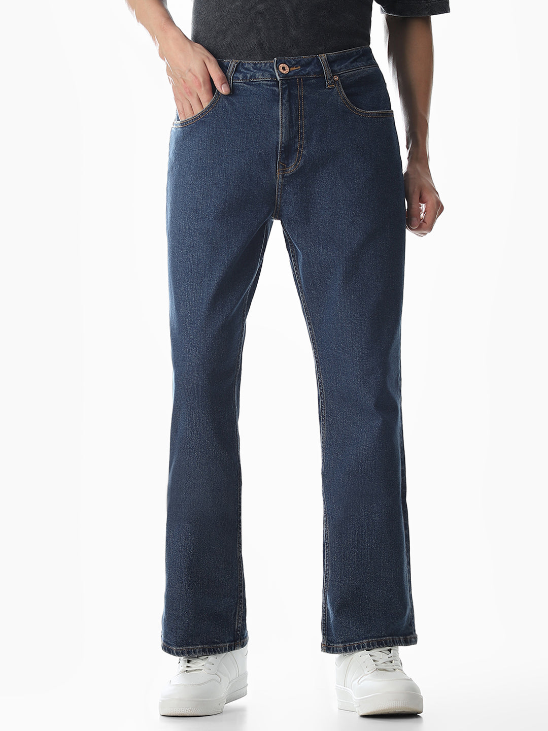 High Rise Cliff Bootcut Jeans