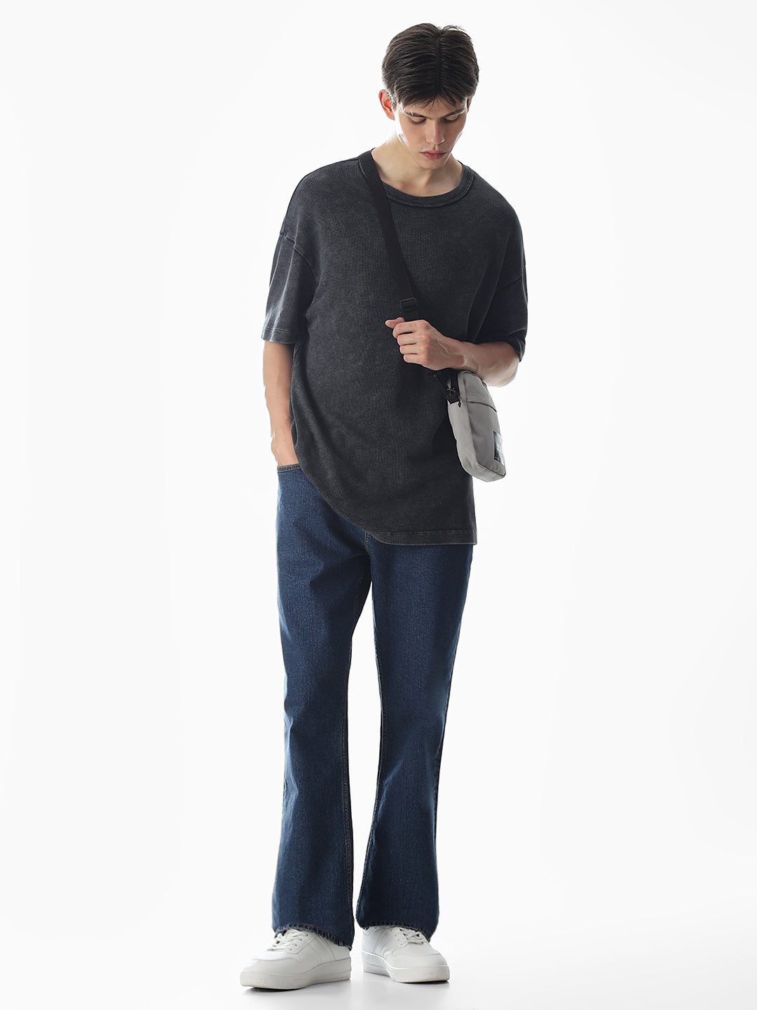 High Rise Cliff Bootcut Jeans